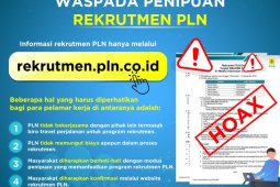 Beredar situs lowongan kerja palsu, PLN imbau masyarakat waspada