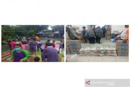 Pramuka Polbangtan Medan bantu korban banjir