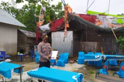 Polling station a mess blown by whirlwind in Banjarbaru