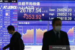 Saham Tokyo lebih  tinggi ditopang survei Tankan pada Desember