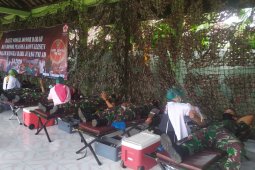 30 anggota TNI dan warga sipil Denpasar lakukan donor plasma konvalesen