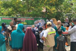 ASKLIN berikan pengobatan gratis ratusan korban banjir di Aceh Utara