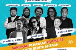Sejumlah artis meriahkan HUT ke-83 Kantor Berita ANTARA