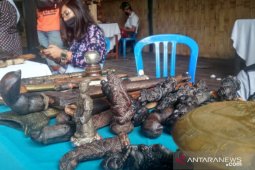 Kolektor keris ramaikan kawasan wisata Gili Trawangan Lombok