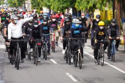 Gowes di Kota Madiun, Gubernur Khofifah dorong pemulihan ekonomi Jatim