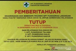 Puskesmas Larangan kembali ditutup setelah ada pegawai terpapar COVID-19
