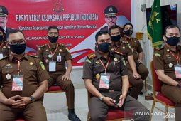 Jajaran Kajari TBA ikuti rakernas komitmen kejaksaan sukseskan PEN dimasa COVID-19