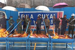 Bea Cukai Lhokseumawe musnahkan 2,4 juta batang rokok ilegal senilai Rp1,1 miliar