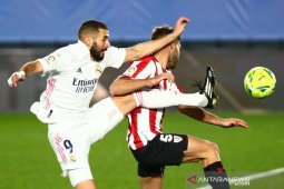 Real Madrid susah payah  kalahkan Bilbao 3-1