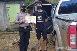 Polsek Takisung ingatkan kewajiban penggunaan masker