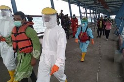 Tenaga kesehatan Puskesmas Lombok Utara pelatihan teknis vaksinasi COVID-19