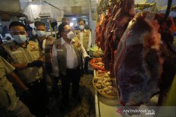 Satgas Pangan Jatim inspeksi harga bahan pokok di pasar tradisional Surabaya