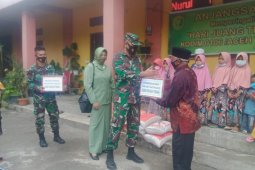 Kodim Aceh Tengah santuni anak yatim di panti asuhan