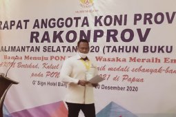 KONI Kalsel berharap bisa mengelola sendiri anggaran menuju PON Papua