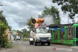 PMI Jember semprotkan disinfektan di 31 kecamatan, prioritas zona merah