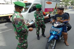 Zidam I/BB gelar operasi prokes di Medan Maimun