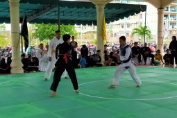 Demi hasil terbaik, 7 perguruan pencak silat Asahan ikuti pertandingan uji coba