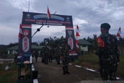 Yonif 144/Jata Yudha Satgas Pamtas pengamanan sektor timur perbatasan Kalbar