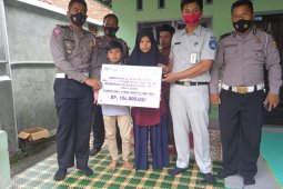 Jasa Raharja NTB serahkan santunan korban kecelakaan maut kurang dari 24 jam