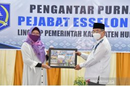 Pengantar purna tugas Pemkab HSS, lepas dua pejabat pensiun