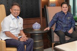Erick Thohir menyambut penunjukkan Budi Gunadi Sadikin sebagai Menkes