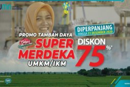 63 ribu lebih UMKM dan IKM manfaatkan diskon tambah daya listrik "Super Merdeka"