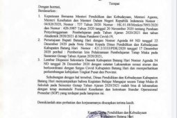Mulai Januari, sekolah di Kabupaten Batanghari "Dibuka" Kembali