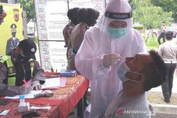 Polresta Cirebon lakukan tes antigen di area istirahat perbatasan provinsi