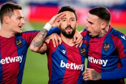 Liga Spanyol: Levante kembali ke jalur kemenangan usai pukul Real Betis 4-3