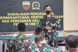 Pendam I/BB tes urine seluruh personel
