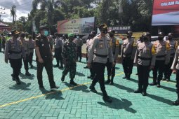 Kapolres Balangan pimpin apel kesiapan pengamanan tahun baru