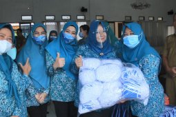 PKK Langkat bagikan 11.500 masker antisipasi penyebaran COVID-19