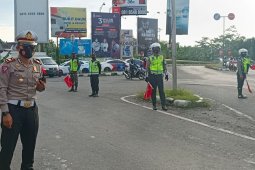 Polres Kediri lakukan penyekatan 23 titik cegah kerumunan massa