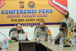 60 kasus ini paling menonjol yang di tangani Polres Aceh Jaya tahun 2020