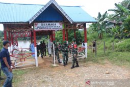 Susuri Sungai Mahakam 2 Hari 2 Malam, personel Yonif 614 Tiba di Long Bagun