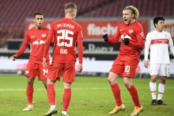 Gol semata wayang Daniel Olmo bawa Leipzig rebut puncak klasemen Liga Jerman