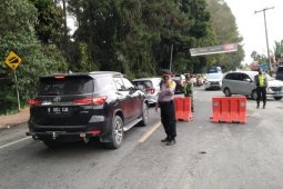 Arus lalulintas Tahun Baru di Simalungun ramai lancar