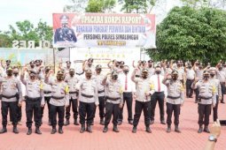 74 personel Polres Simalungun naik pangkat