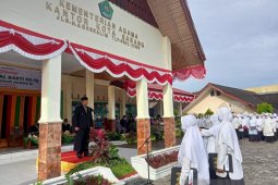 Wawalko Sabang sampaikan amanat Menag RI saat upacara HAB, ini pesannya