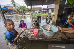 Banjir Di Desa Sungai Rangas Ulu