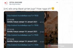 Hoaks, tautan pemberian "subsidi kuota belajar 75 GB"