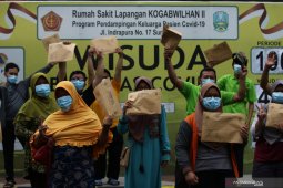 Pasien sembuh COVID-19 di RS Lapangan Kogabwilhan II