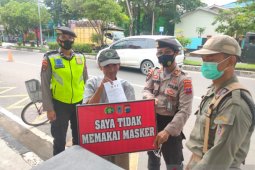 Samapta Polda Kalsel gelar operasi yustisi tegakkan protokol kesehatan
