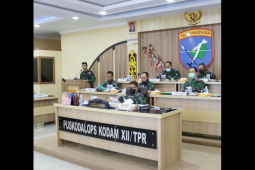 Pangdam XII/TPR terima paparan kesiapan para Dansatgas TMMD