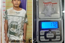 Satresnarkoba Polres Langkat tangkap pemilik sabu Tanjung Pura
