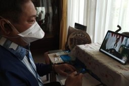 Secara virtual, Bupati Dairi ikuti Rakernas Pembangunan Pertanian Tahun 2021