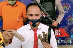 Polisi tangkap dua pengedar ganja