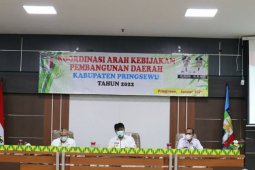 Pemkab Pringsewu gelar rakor arah kebijakan pembangunan daerah tahun 2022