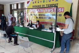 Puluhan orang terjaring operasi yustisi prokes di Kediri