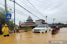 Desa Pajukungan Barabai perlu perahu karet angkut logistik dan relawan